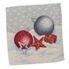 Tapestry placemat RUNNER904 Stars & Balls, 17х18, 18, 17, Square, New Year's, Without lurex, 75% polyester, 22% cotton, 3% acrylic, Tapestry