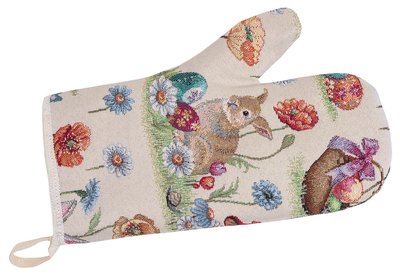Tapestry oven mitten EDEN1017, 17x30, Easter, Without lurex, 75% polyester, 22% cotton, 3% acrylic