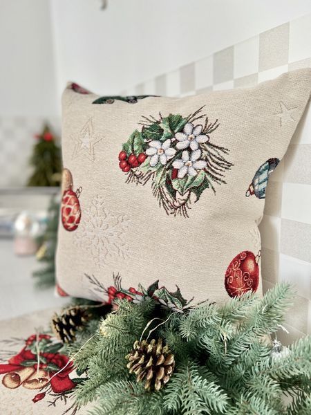 Single-sided tapestry cushion cover CABETO-NV1