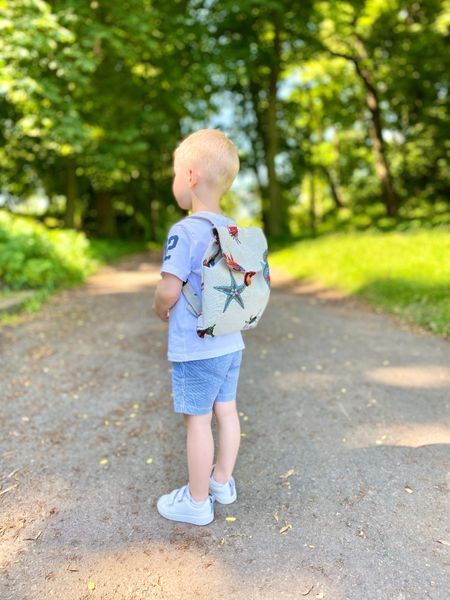 Tapestry backpack for kids EDEN149-RD, 25х37х6, 37, 25, 6, Морський, Without lurex, 75% polyester, 22% cotton, 3% acrylic, Tapestry