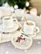 Tapestry placemat with lace ROUND1004M-10D Winter adventure, &Oslash;10, 10, 10, Round, New Year's, Silver lurex, 75% polyester, 22% cotton, 3% acrylic, Tapestry