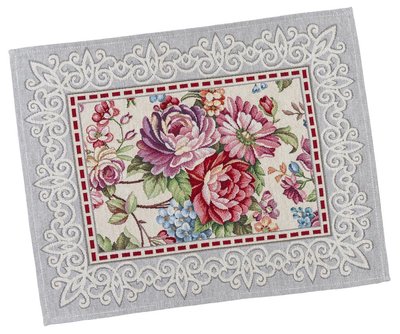 Tapestry placemat RUNNER1186, 37x49, Rectangular, Casual, Without lurex, 75% polyester, 22% cotton, 3% acrylic