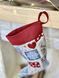 Tapestry gift sock EDEN324, 25х37х6, 37, 25, 6, New Year's, Silver lurex, 70% polyester, 23% cotton, 3% acrylic, 4% metal fibre, Tapestry