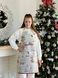 Tapestry kitchen apron EDEN1254, 60х85, 85, 60, New Year's, Silver lurex, 70% polyester, 23% cotton, 3% acrylic, 4% metal fibre, Tapestry