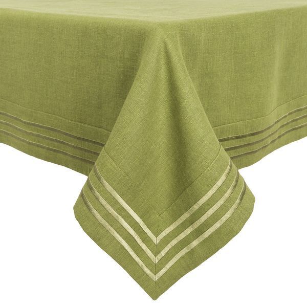 Linen tablecloth SKLB50, 140x140, Rectangular, Monochrome, Embroidery, 100% linen