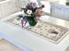 Tapestry table runner LILAC, 100, 37, Rectangular, Flower, Without lurex, 75% polyester, 22% cotton, 3% acrylic, Tapestry