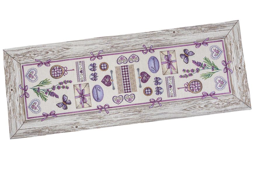 Tapestry table runner NP0071, 37х100, Rectangular, Casual, Without lurex, 75% polyester, 22% cotton, 3% acrylic