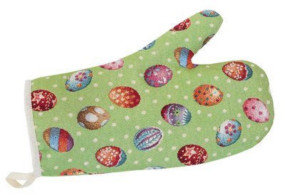 Tapestry oven mitten EDEN865, 17x30, Easter, Without lurex, 75% polyester, 22% cotton, 3% acrylic